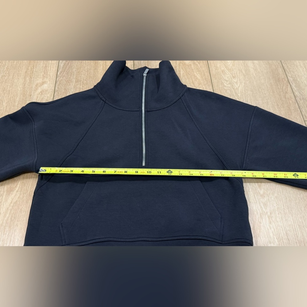 CALIA Black Half Zip Funnel Neck Pullover Sweatshirt Women’s XS - Picture 5 of 6